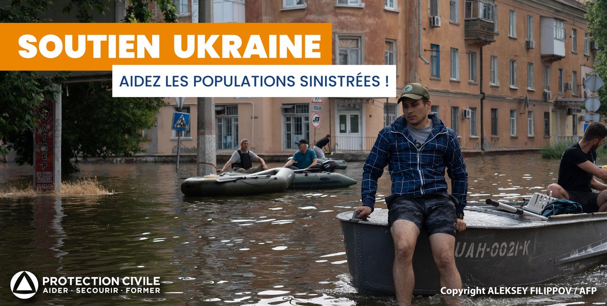 adpc67's tweet photo. #SOSUkraine
6 morts et 20.000 ukrainiens sans électricité : 1er bilan de la destruction du barrage de #Kakhovka
Depuis + d'1⃣ an la @ProtecCivilefr apporte une aide d'urgence auprès des populations sinistrées.
Pour continuer, nous avons besoin de vous !
https://t.co/8Pn5LBRQPU https://t.co/ItgAG17CRJ