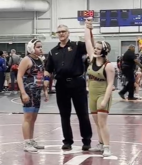 OxBlackhawks's tweet photo. Seventh grader Lily Karn is the New York State Freestyle Champion (14 and under)! Last month she participated in the 2023 New York-USA Wrestling Jeff Blatnick Olympic Style State Championship at SUNY Broome, and wrestled her way to First Place. Read more on our Facebook page. https://t.co/xz9bwy6DM2
