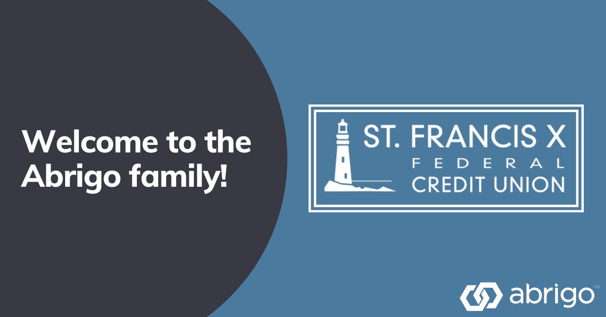 weareabrigo's tweet image. Welcome to the Abrigo family, St. Francis X Federal Credit Union! We are looking forward to working with your institution as you minimize regulatory scrutiny and compliance costs.

bit.ly/3B5PJby

#financialtech #bankingsoftware