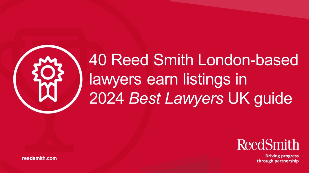 reedsmithllp's tweet image. Congratulations to 40 of our London lawyers, recognized in the latest @BestLawyers UK guide, including shipping consultant Stephen Kirkpatrick who was named a Lawyer of the Year! Read more at bit.ly/43Jrj5U

#BestLawyersUK