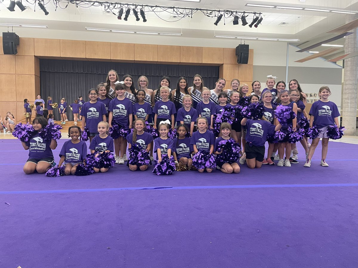 TC_Cheer_'s tweet image. Future Falcon Cheer Camp 2023!  We had a blast spending the week with our future cheerleaders!  @KISDAthletics #thecreekisrising