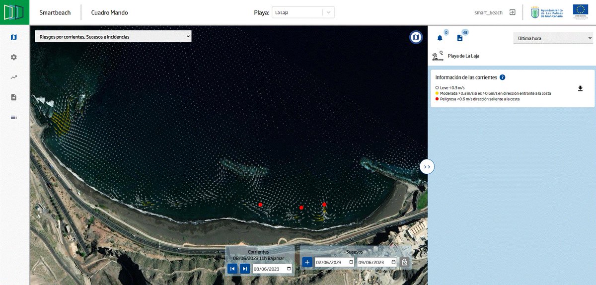 FIMAR_LPGC's tweet photo. 👉Gracias al proyecto #SmartBeach se puede optimizar y dimensionar los recursos necesarios para el mantenimiento y la seguridad de la playa, como la limpieza, las duchas, los lava pies, etc. https://t.co/ykLjfOhJTn