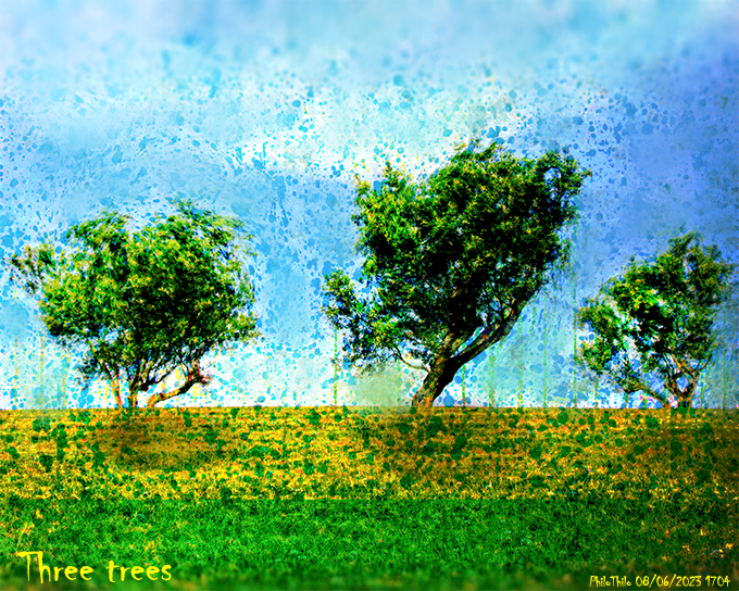 PhiloThilo's tweet photo. Three trees
PhiloThilo 08/06/2023
#digitalart #3trees #threetrees #philothilo https://t.co/CdY9OxFkWB