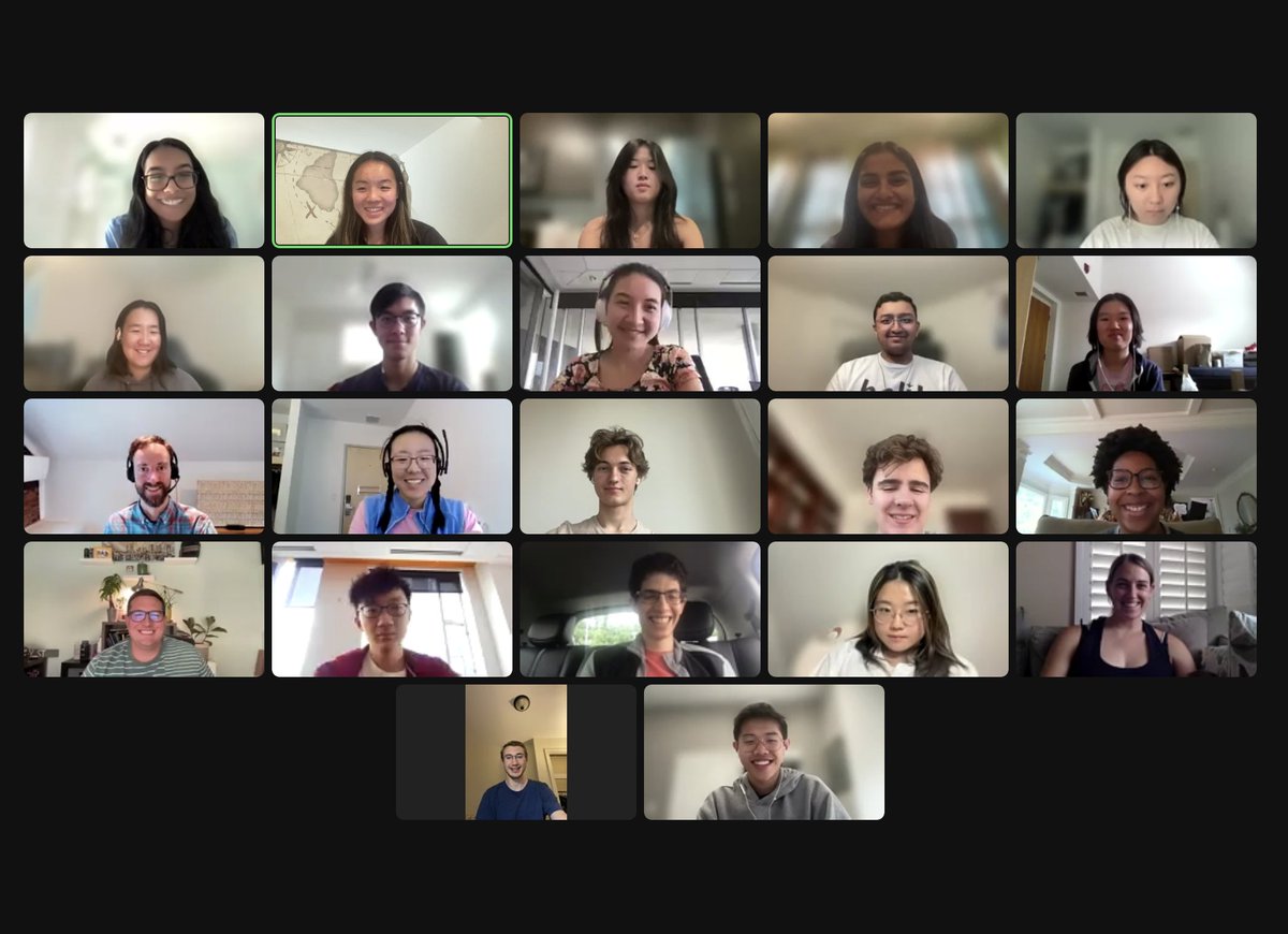 Our first team meeting of Summer 2023! :)