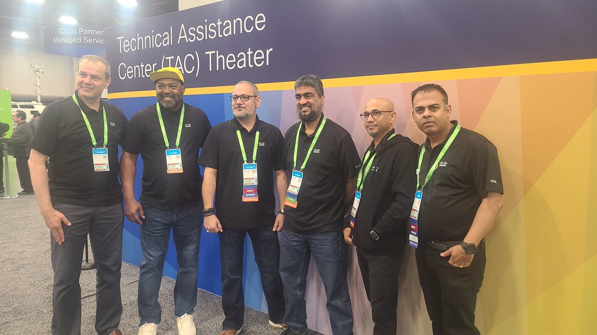 CiscoLiveTAC's tweet photo. So proud of this Leadership team who worked relentlessly everyday to make our customers feel heard and assisted!! #CiscoLive #LetsGooo #ciscotac #CiscoCX https://t.co/cfOKbBL126