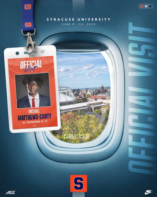 Michael Matthews-Canty (@9k_mike) on Twitter photo I will be at Syracuse this weekend 🍊
<a href="/Coach_DPerk/">DARRELL PERKINS</a> <a href="/GinoGigs/">Gino Gigliotti</a> <a href="/Commit2Cuse/">CUSE FB Recruiting</a> <a href="/CoachNice_SMHS/">" DB WHISPERER " Demetrius Sanderlin - Lucas</a> I will be at Syracuse this weekend 🍊
<a href="/Coach_DPerk/">DARRELL PERKINS</a> <a href="/GinoGigs/">Gino Gigliotti</a> <a href="/Commit2Cuse/">CUSE FB Recruiting</a> <a href="/CoachNice_SMHS/">" DB WHISPERER " Demetrius Sanderlin - Lucas</a>