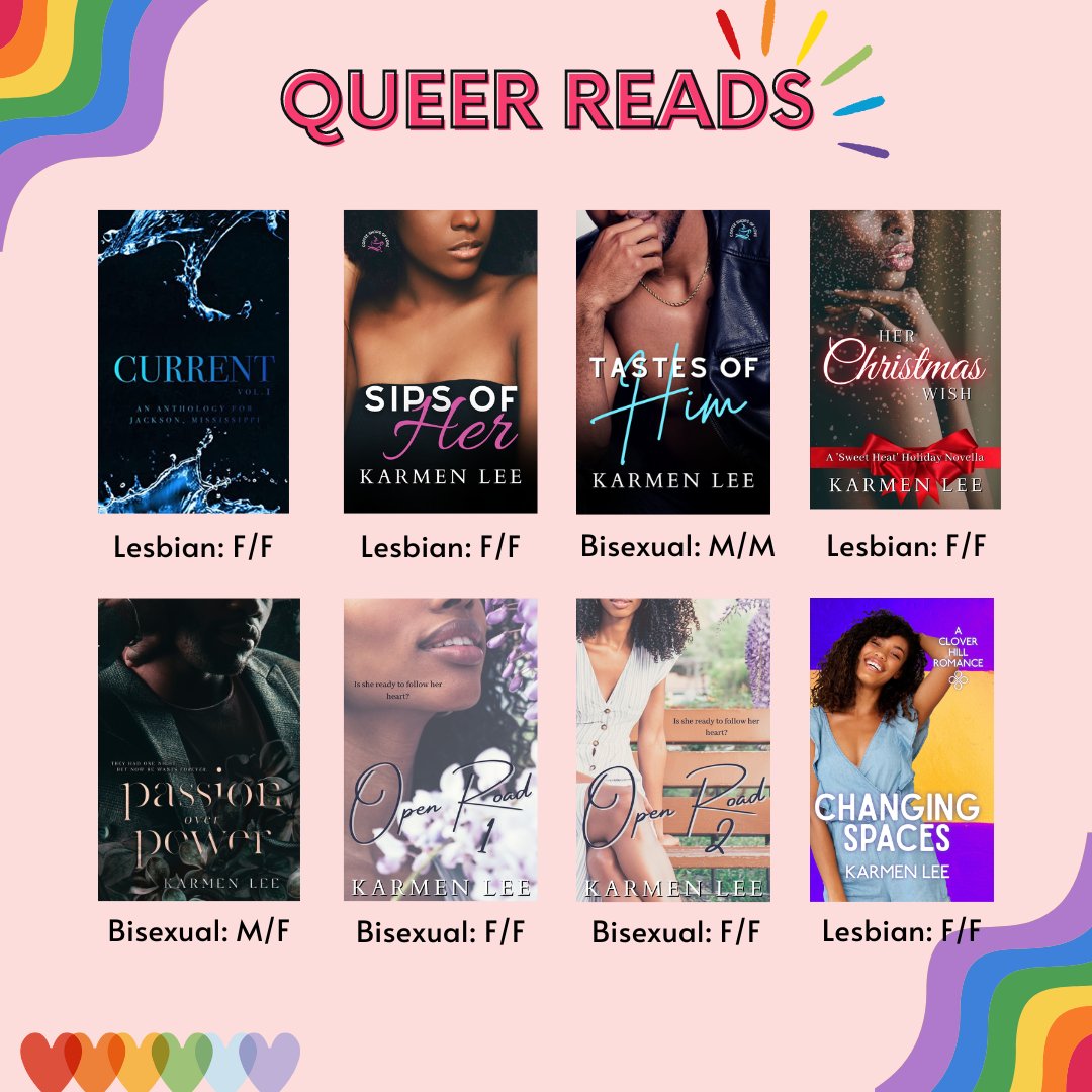 Author_KLee's tweet photo. Need to add to your June Pride reading list? I've written a few that might fit. Come check them out (all available on KU)! 
👉🏾 https://t.co/1fzssGKCCs https://t.co/cSzMSSpJJc