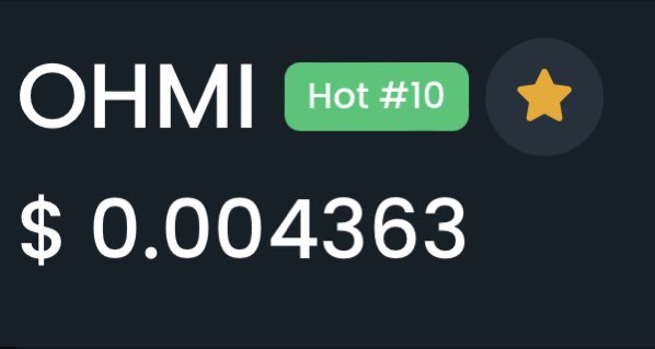 based_OHMI's tweet photo. Welcome back to #trending, #OHMIes.

Familiar territory for us. Where a #TopDog belongs.

#BarkDifferent

$OHMI https://t.co/mifKTSY4Yd