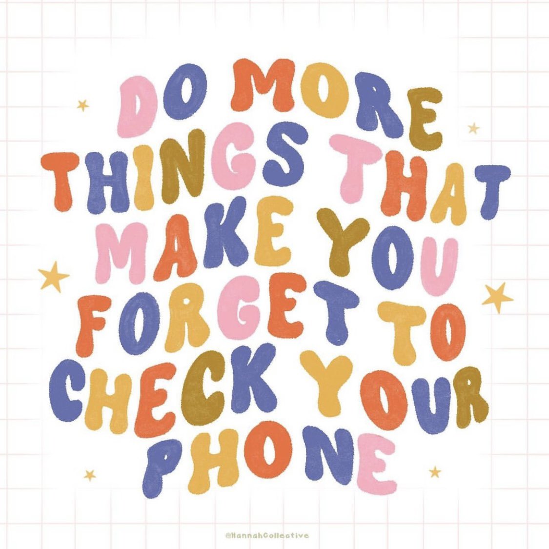 Do more things that make you forget to check your phone ☀️

Image: instagram.com/hannahcollecti… #JoyfulJune