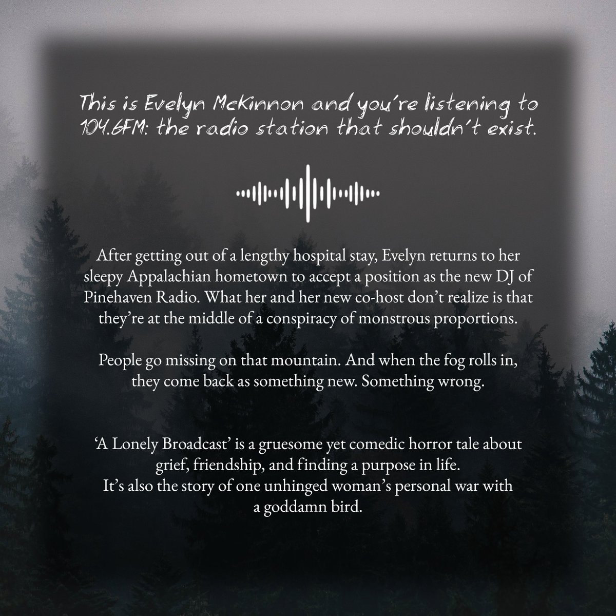 PLOT TWIST: Barnes &amp; Noble already has A Lonely Broadcast: Book One on Paperback! It's available for online order now, and I'll post as soon as Amazon has it in stock too 👁️📻🌲
Thank you for everything <3
barnesandnoble.com/w/a-lonely-bro…
#horror #booksrecs #lgbtqbooks #queerhorror