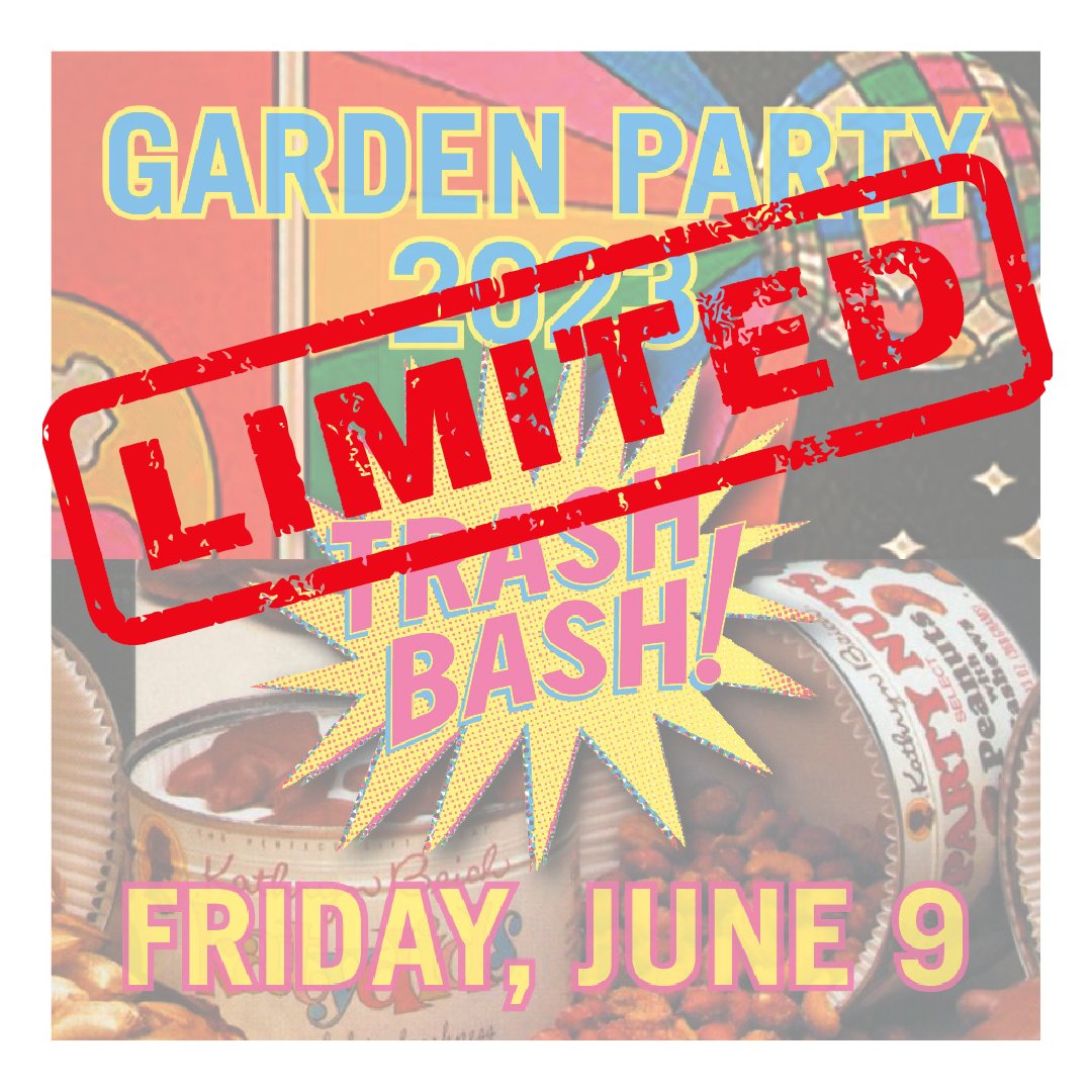 Tickets are limited for Friday's TRASH BASH GARDEN PARTY, our signature 21+ themed fundraiser and the hottest costume party in Pittsburgh. Food and drink, art auction, costume contest, musical performances and dancing! Will sell out! More info & BUY NOW @ mattress.org/trashbash