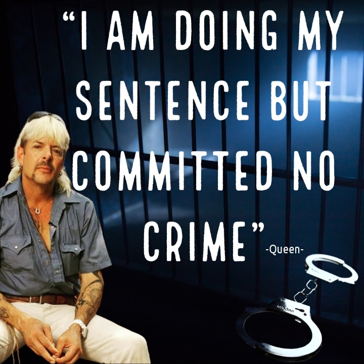 'I am doing my sentence but committed no crime' 

#freejoeexotic #joeexotic2024 #justiceforjoeexotic #fixthisshit #prisonreform #justicereform #tigerking #joeexotictigerking