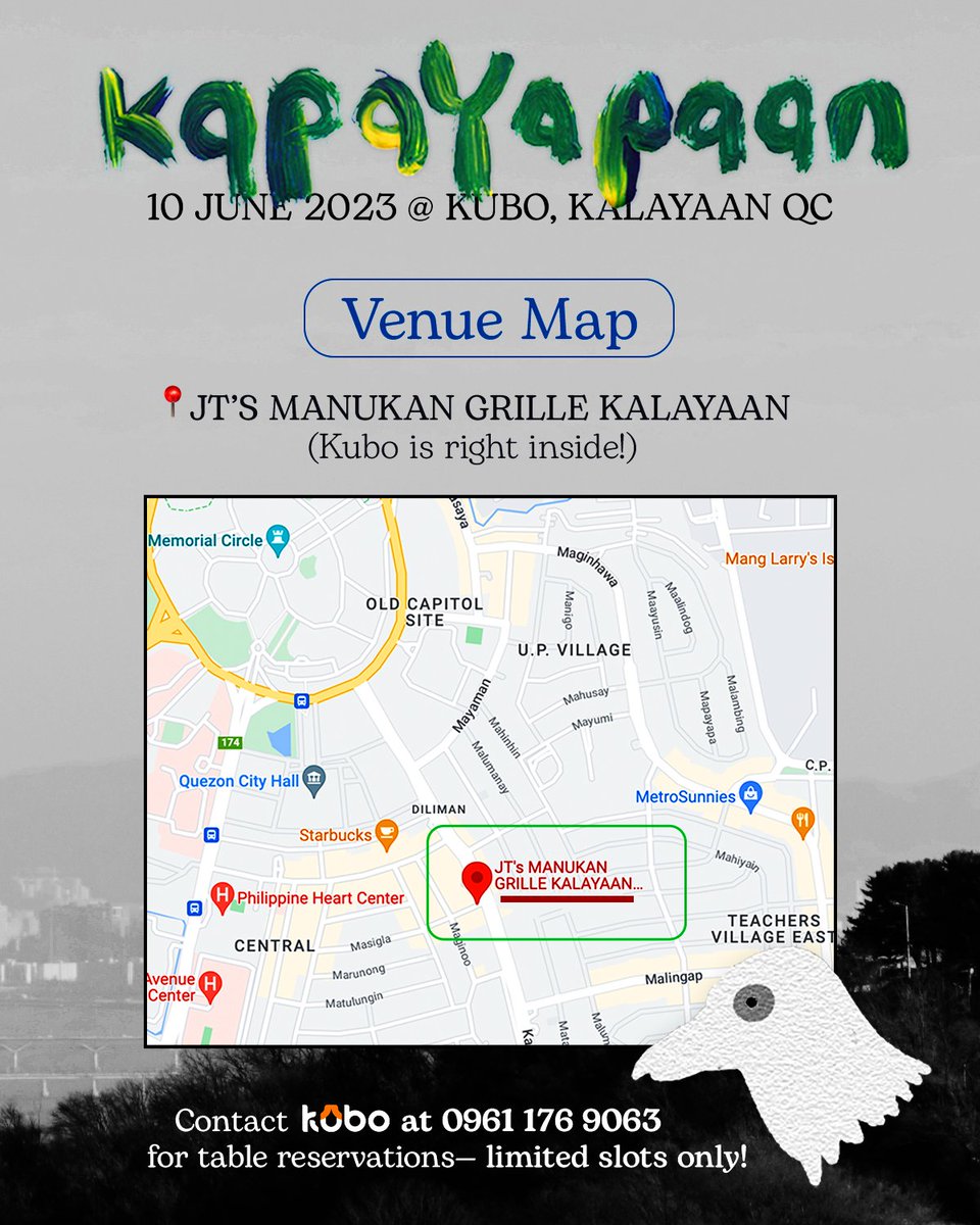 Final reminders for tomorrow's Munimuni Kapayapaan Single Release Party! 

📌 Kubo (JTs Kalayaan, QC) June 10, 2023 
🎫 Tickets here bit.ly/KapayapaanSing…

Long sets by 
<a href="/munitheband/">Munimuni</a>  
<a href="/johnoydanao/">johnoy danao</a>  
<a href="/keikosoundslike/">KEIKO NECESARIO-CUBIL</a>  
And a performance by 
@thehermitess__