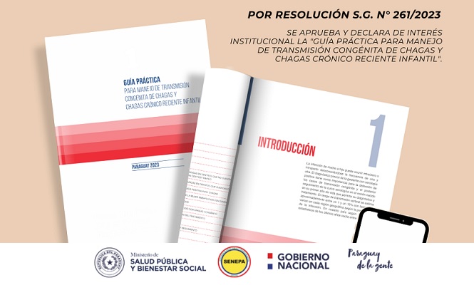 El @SenepaParaguay presenta la 'Guía práctica para manejo de transmisión congénita de #Chagas y Chagas crónico reciente infantil'

🗒️ mspbs.gov.py/dependencias/p…
👉 mspbs.gov.py/portal/27543/l…

@msaludpy #Paraguay #BeatNTDs #NTDs #Agenda2030 #NTDroadmap #SaludPública #NingúnBebéconChagas