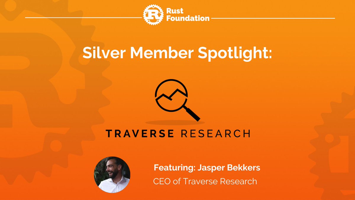 We're pleased to announce that <a href="/TraverseBreda/">Traverse-Research</a> has joined the Rust Foundation as a Silver Member!  Read this Q&amp;A w/ founder &amp; CEO <a href="/JasperBekkers/">Jasper Bekkers</a> to learn more about why Traverse Research joined, how they're using #rustlang, &amp; why they believe in its future. foundation.rust-lang.org/news/member-sp…