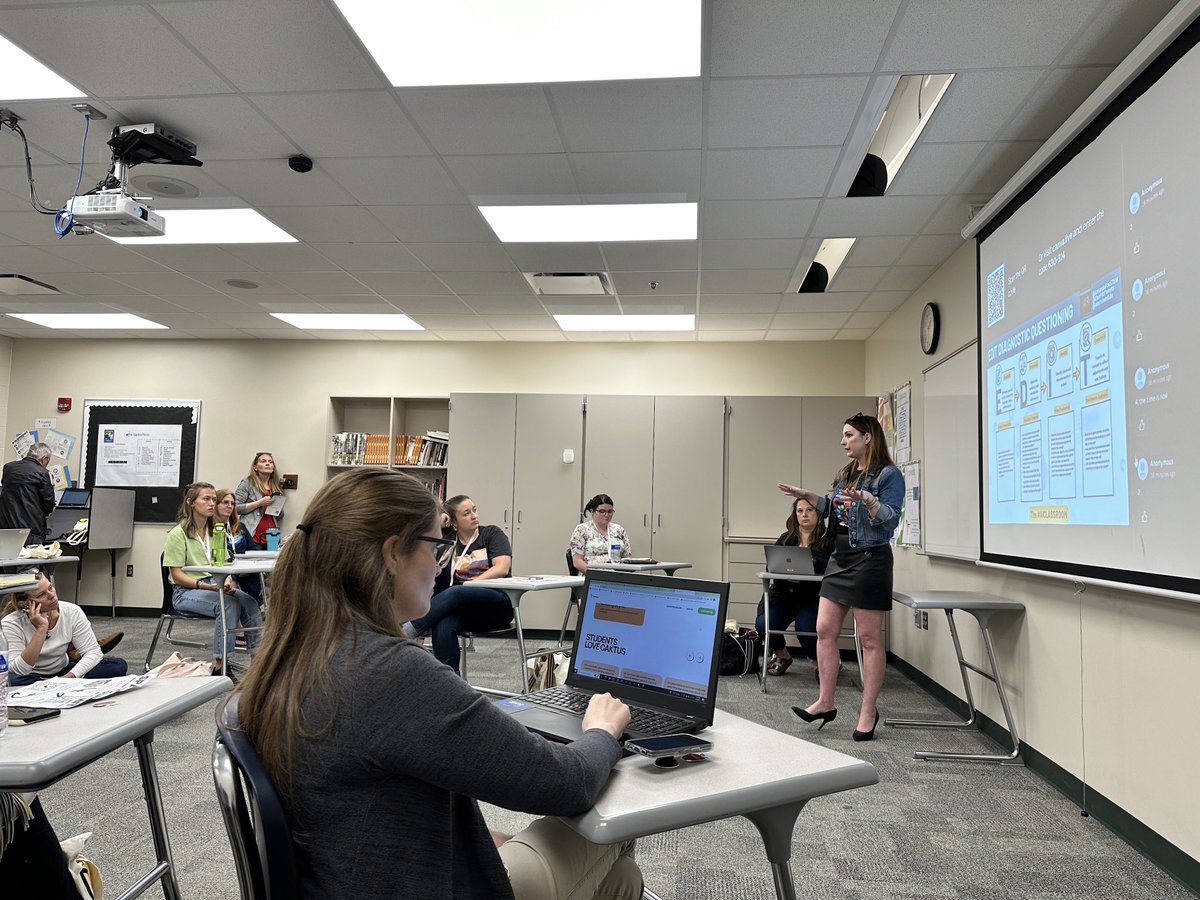 MrWhiteHB's tweet image. AI ideas for educators with ⁦@AmandaFoxSTEM⁩ #sparksummit #INeLearn