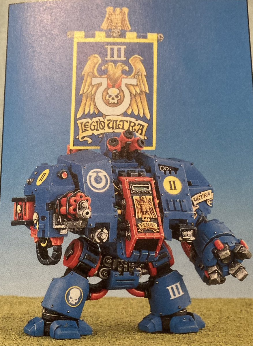 Angrypantz's tweet image. I want this landspeeder in plastic and a new boxnought updated for use in Horus Heresy. 

Also primary colour marines are calling me.