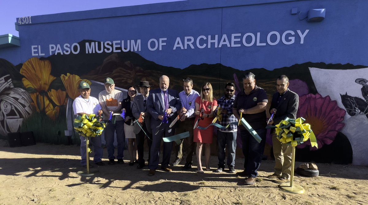 Today we celebrated the unveiling of the Castner Range National Monument mural at the El Paso Museum of Archeology! The mural was painted by artist Jesus “CIMI” Alvarado. We are delighted to have this monumental occasion with the community who long supported #Castner4Ever.