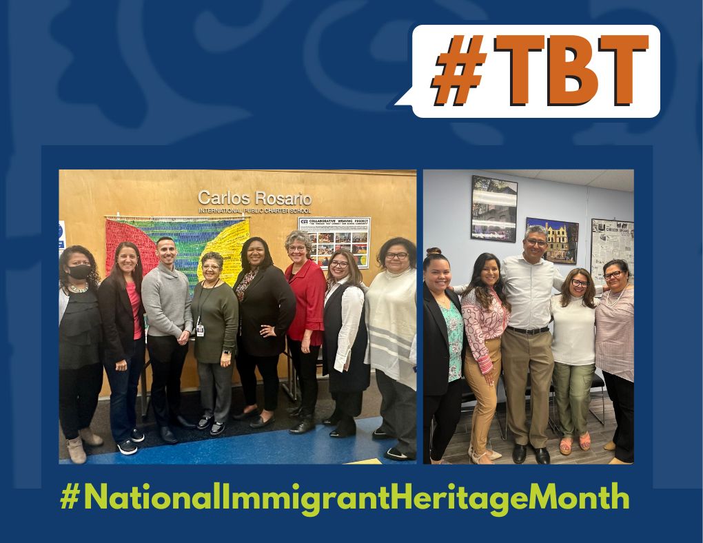 #TBT These past couple of months we enjoyed visiting with our friends at @CR_School and @CarecenDC. These #affiliatesunidos are doing amazing work to support immigrant communities in DC. #nationalimmigrantheritagemonth