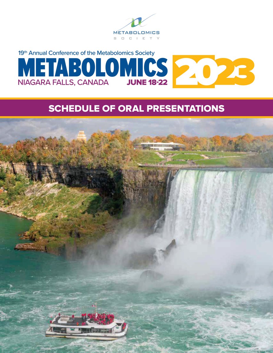 📢 #MetSoc2023 schedule of oral presentations is available on conference website:

#metabolomics everywhere!!

👇
metabolomics2023.org/session-schedu…