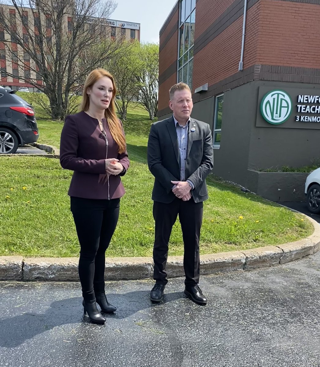 President <a href="/TrentLangdonNL/">Trent Langdon</a> speaks with <a href="/CStokescbc/">Carolyn Stokes</a> tonight on <a href="/CBCNL/">CBC Newfoundland and Labrador</a> Here and Now about the recent hateful attacks towards teachers who are promoting safe and inclusive school environments for all students. 2SLGBTQ+ rights are human rights. #Pride365NL #TeachersChangeLives