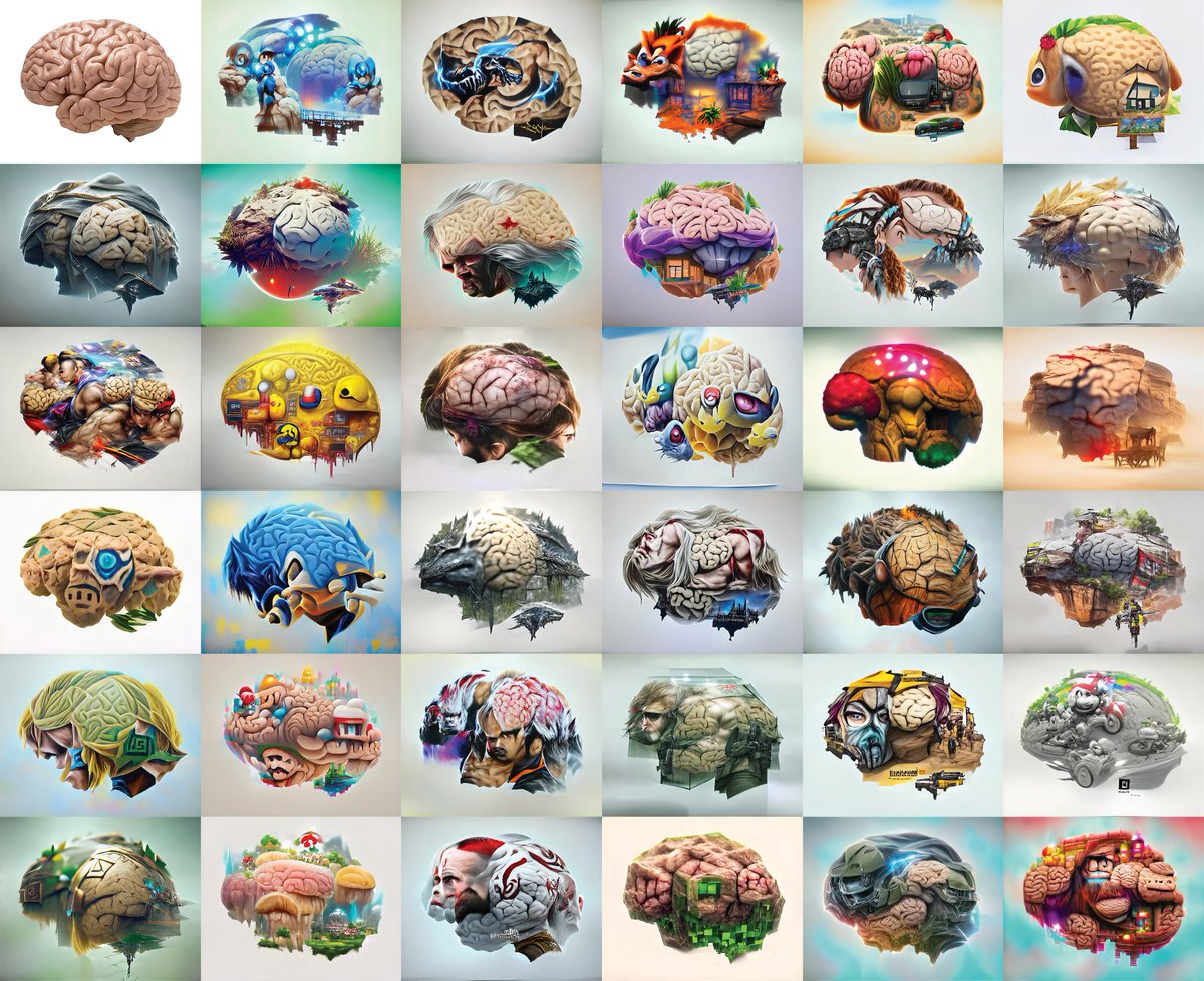 It all began with a 🧠in VQGAN with @NightcafeStudio 

After learning about the NFT space in Nov 2021, I made over 300 brains and put them in an OpenSea collection called aiBrains: opensea.io/collection/aib…

Made about half an ETH and felt pretty accomplished! 😀