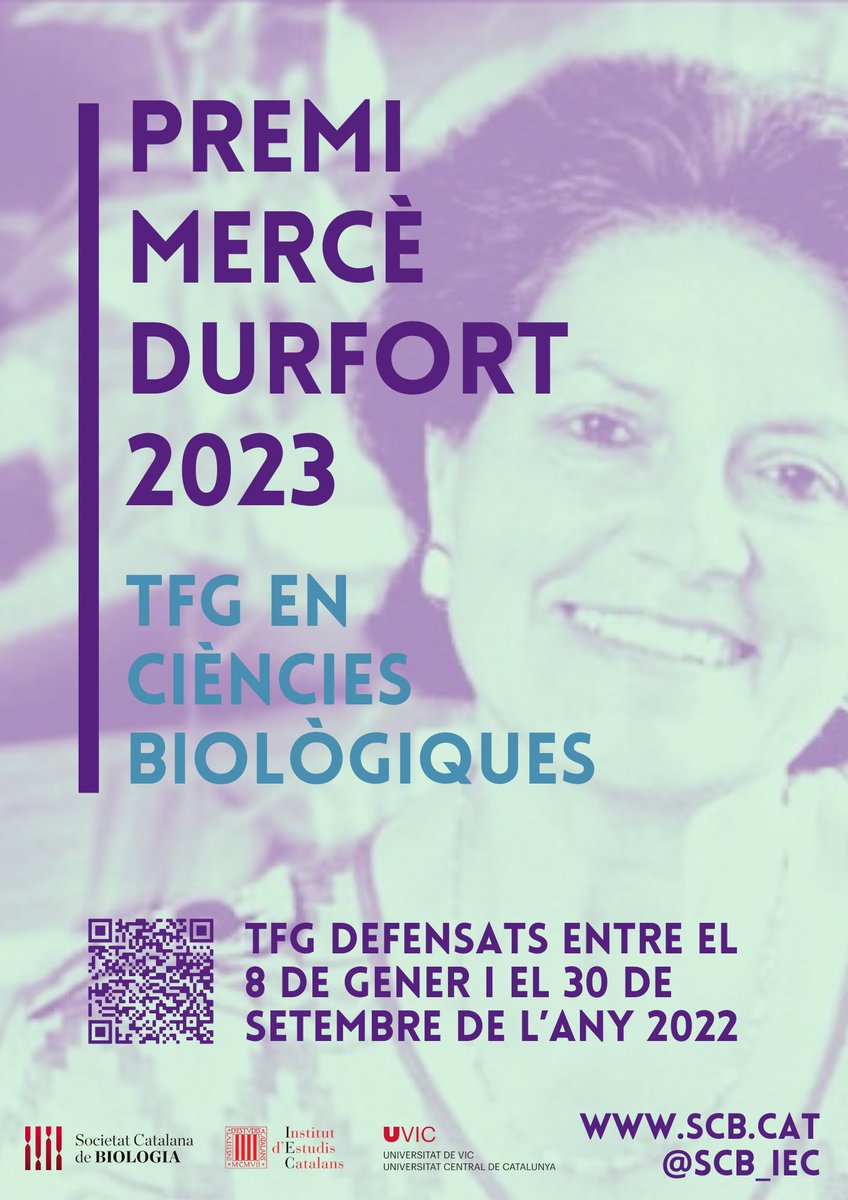 T'esperem al lliurament del Premi #MercèDurfort 🥇, on parlarem també sobre bioenginyeria genètica i la bioimpressió 3D amb la Núria Montserrat Pulido @IBECBarcelona @icreacommunity! #SCBVic 🗓15 de juny ⏰10:30h 📍@uvic_ucc + virtual 🔗bit.ly/40PLMUQ