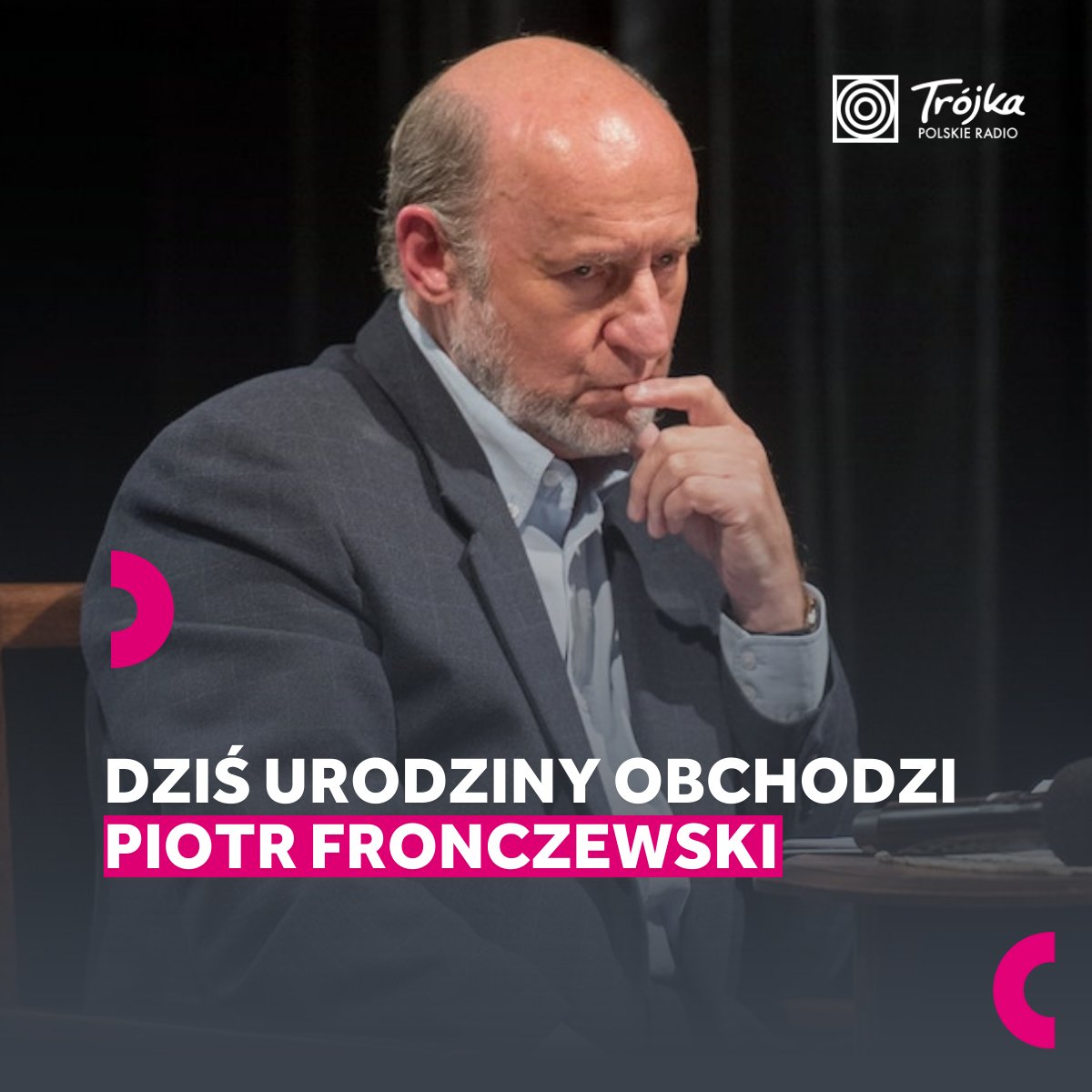 RadiowaTrojka's tweet photo. 🥳 Piotr #Fronczewski to jeden z największych żyjących polskich aktorów. Urodził się 8 czerwca 1946 r. w Łodzi. Pan Kleks, Szpicbródka, Stańczyk i King Bruce Lee w jednym. Aktor słynie ze swojego profesjonalizmu, pracowitości i nadzwyczajnej skromności. https://t.co/62QmpCEydk