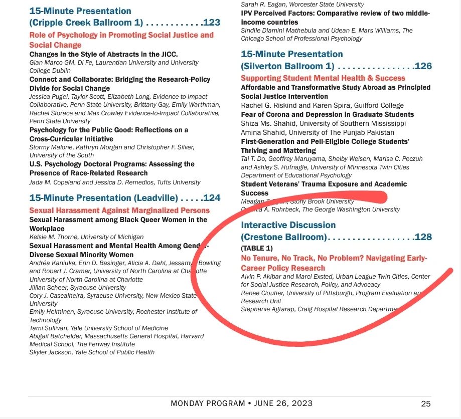 VERY excited to share the stage with my colleagues <a href="/AlvinAkibar/">Alvin P. Akibar, PhD ✊🏿🏳️‍🌈🇳🇬</a> and <a href="/RCloutierPhD/">Dr. Renee Cloutier, PhD 📈</a> at <a href="/SPSSI/">SPSSI</a> in Denver this June!