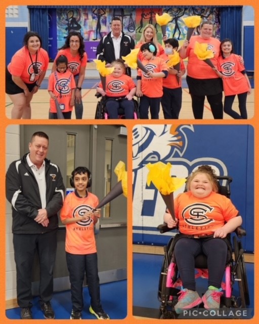 The StC Torch Run/Walk for Special Olympics took place today in the gym. The kids had so much fun representing their school, and they did amazing!!! <a href="/HCDSB/">Halton Catholic DSB</a>