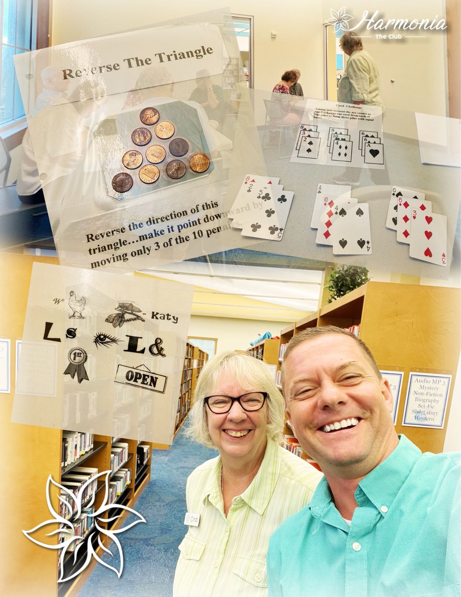 Exercising our brains with Cindi at South Regional Library in Naples. What a great class! 💚

#HarmoniaTheClub #Naples #NaplesFlorida #AdultDayCare #SeniorCare #Senior #SeniorHealth #Caregiver #AdultHealth #BrainHealth 
 
HarmoniaTheClub.com