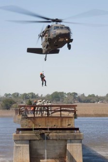 SCDLLR's tweet photo. The South Carolina Helicopter Aquatic Rescue Team (SC-HART) continues quarterly training exercises today in Charleston. More than 30 federal, state, county, and local agencies are participating including our @SCStateFire. #SCHART #Training https://t.co/9fuMEwPSeO