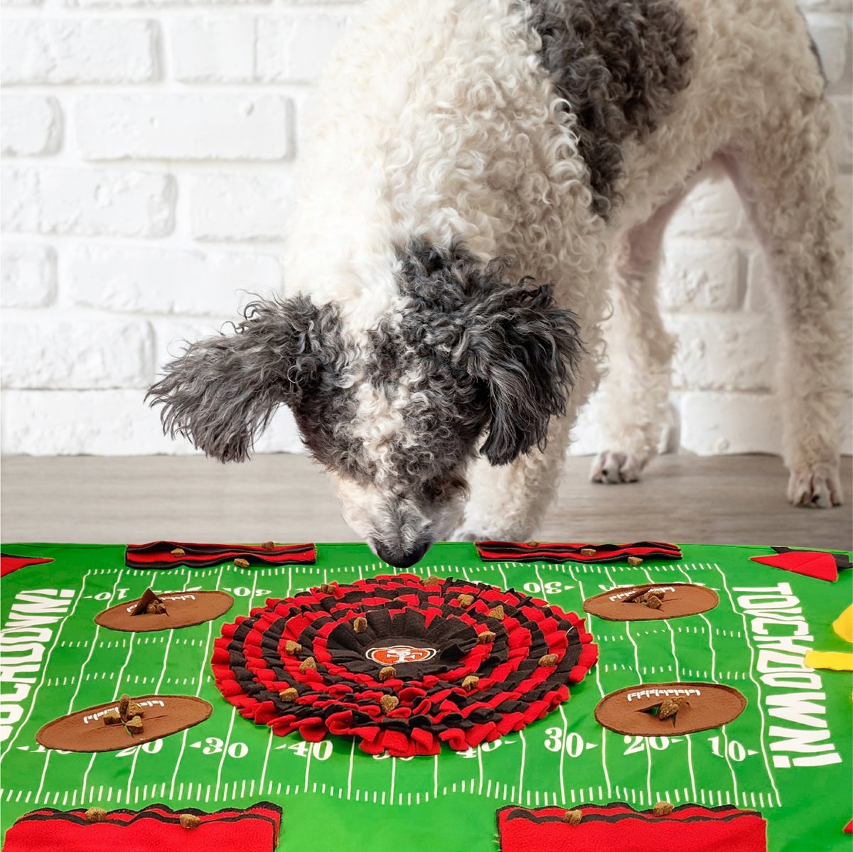 PetsFirstCompa1's tweet photo. Hey #49ers #fans, Get the coolest #Snuffle Mat Toy for your #Pets! Whether you'd like to reward your #dogs, play with them, or help them eat slower, use our #NFL #Football Snuffle mat with 100's of hiding spots!
Click here:
https://t.co/xmk9uIThEX
#SanFrancisco #sports #fun 🏈 https://t.co/EW8ClaspCa