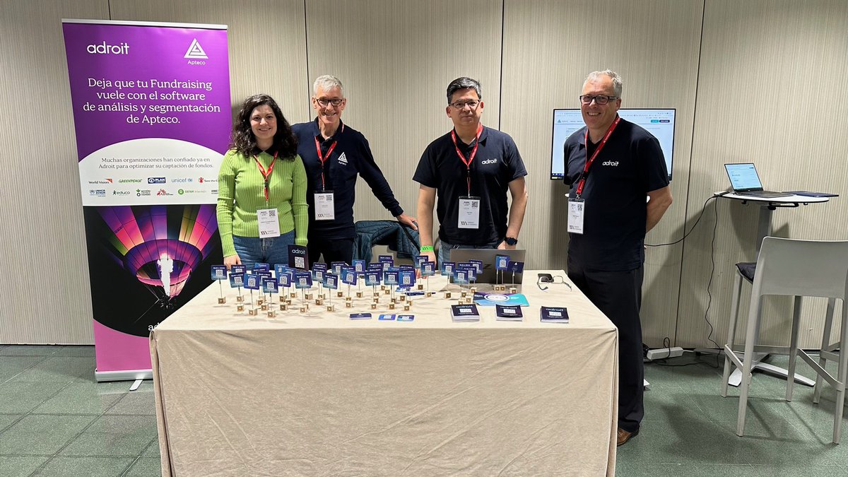 AdroitInsightES's tweet photo. Un año más el Congreso de Fundraising organizado por @AEFundraising ha unido a las organizaciones del tercer sector en la innovación y la búsqueda de la excelencia en la captación de fondos.

👏🏻👏🏻👏🏻👏🏻👏🏻

#XXIcongresodefundraising #captaciondefondos https://t.co/hGIjO6dtLq