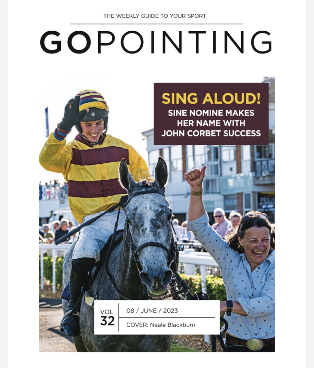 The latest edition of Go Pointing is out now….
pointtopoint.co.uk/subscriptions
#gopointing