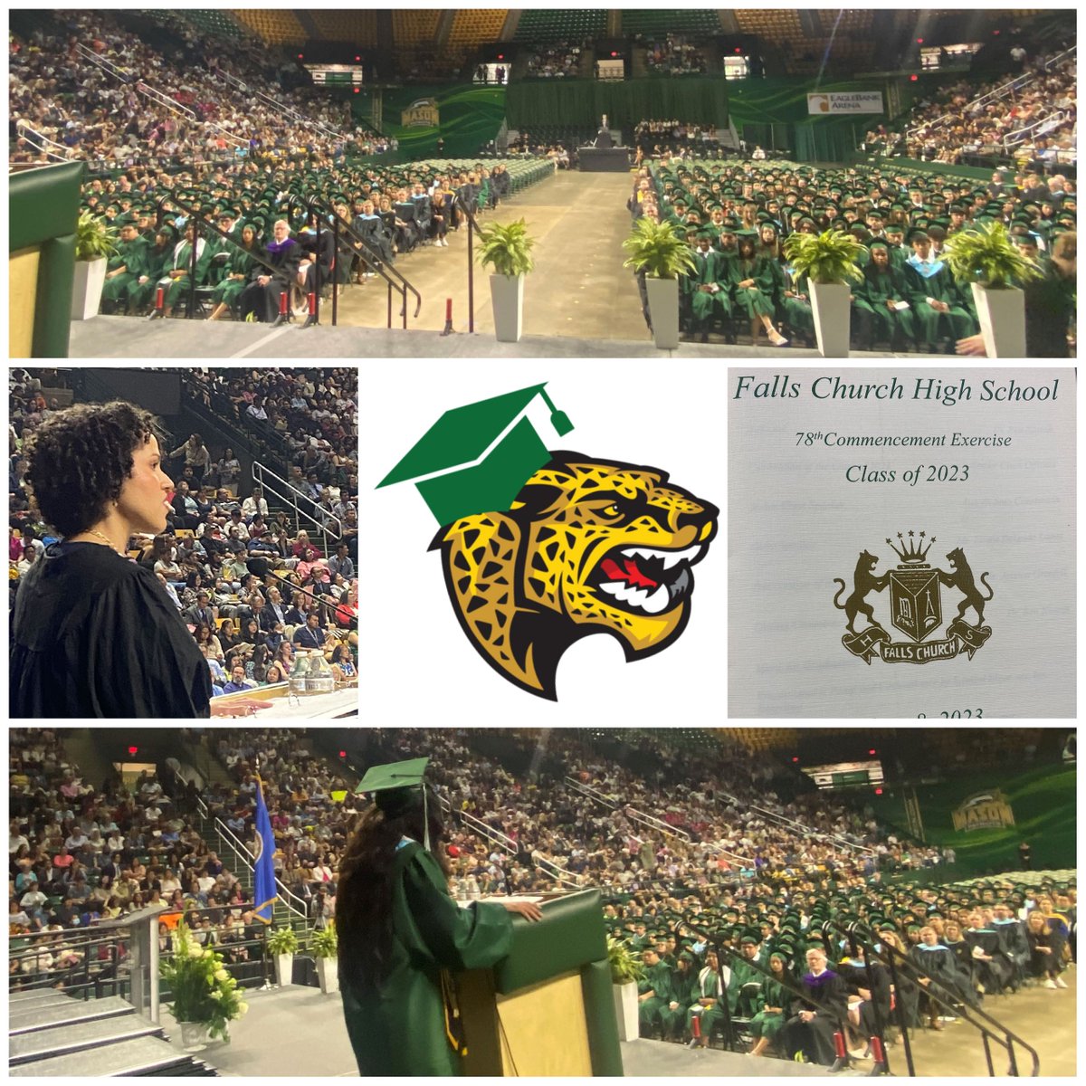 MasonDistrictSB's tweet photo. Falls Church High School Class of 2023! Congratulations, Jaguars! #FCPSgrad23
@FallsChurchHS @FallsChurchPTSA @FCPSR2 @fcpsnews https://t.co/EUskEDi1XP