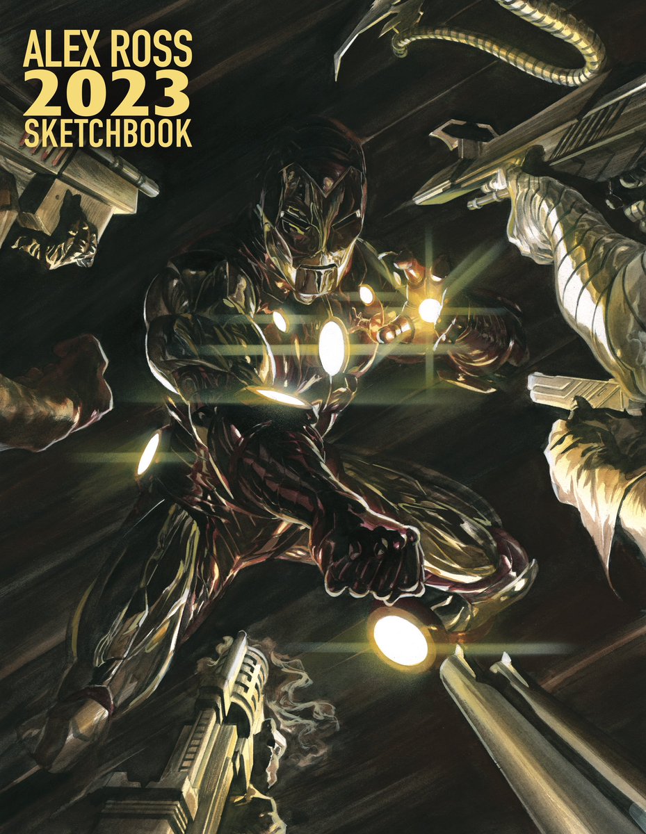 The new Alex Ross 2023 Sketchbook - coming  for SDCC 2023!

Enter to win a free SIGNED sketchbook: bit.ly/3P2Qrke

#sdcc #sdcc2023 #comicart #comics #comicbooks #comiccon