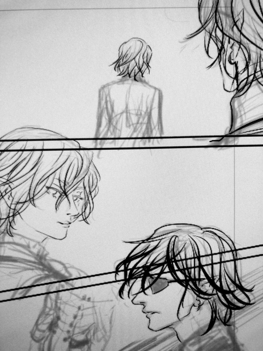 ((((-v-))))✒️
#スマユ二次BL原稿進捗 