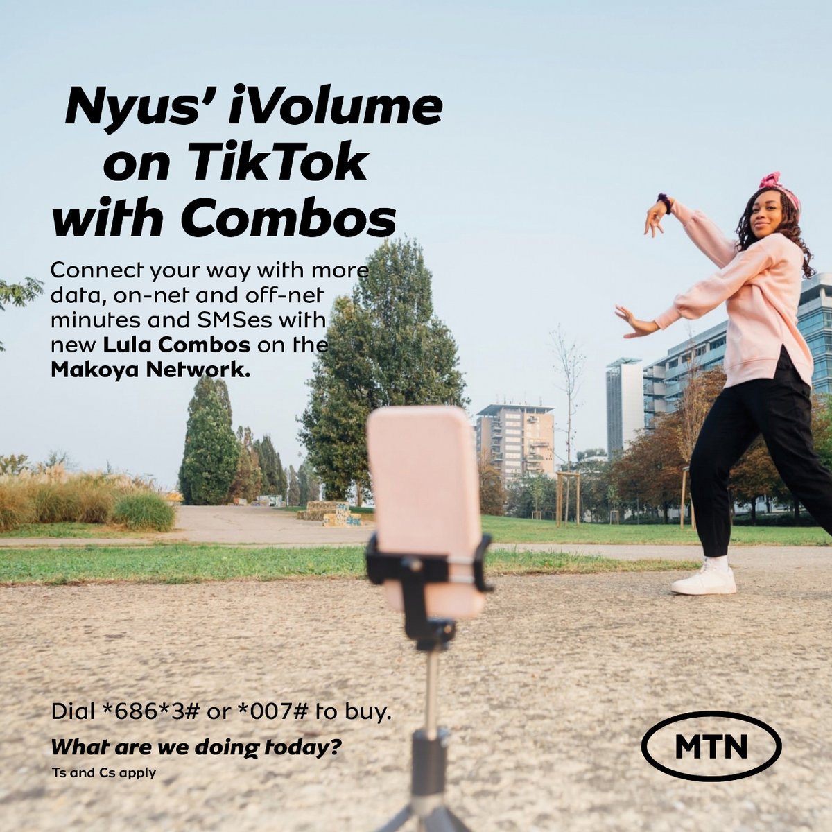 MTNEswatini's tweet photo. Get more data, on-net and off-net minutes, and SMSes at unbelievable prices with the new Lula Combos on the Makhoya Network. Connect your way and expand your network with Lula - making sure you don't miss out on any trends! 🔊 #LulaCombos #MoreEverything https://t.co/pePTdtTcCl