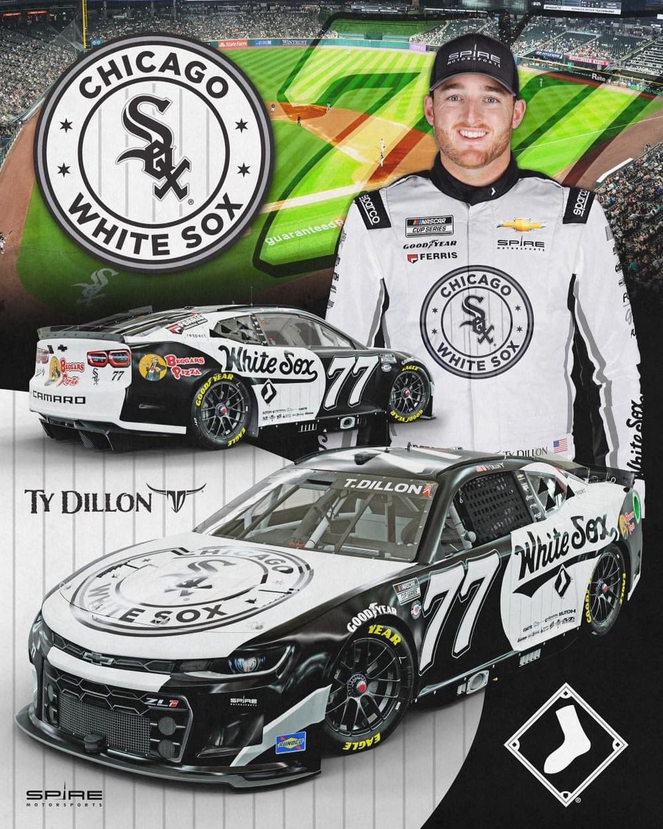 VortexRacingNet's tweet image. Ty Dillon with the awesome sponsor for the Chicago Street Race 🔥
