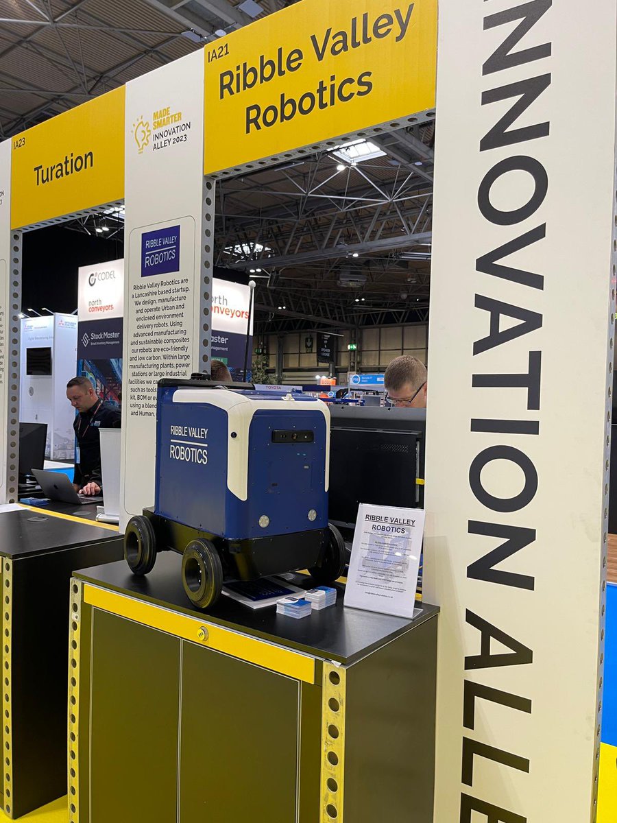 We would like to say a big thank you to everyone who visited us and showed an interest in our Robot and logistics services. A big thank you to @KTNUK for inviting us, thanks.
@MandEWeek @lancslep @blackburndarwen