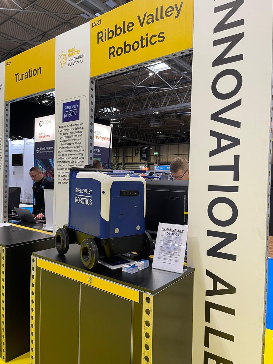 We would like to say a big thank you to everyone who visited us and showed an interest in our Robot and logistics services. A big thank you to @KTNUK for inviting us, thanks. @MandEWeek @lancslep @blackburndarwen