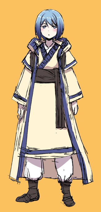 最近の『ふーちゃんの穴』で出てるキャラの元の姿の設定絵 雑い  なんか作業絵を切り売りしてるな〜