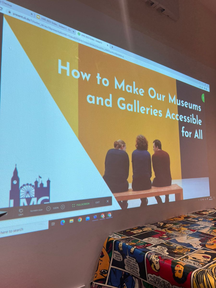 LonMuseumsGroup's tweet photo. Kyle Lewis Jordan agreed, adding that accessibility is also about empowerment and representation - an accessible museum is an opportunity for enrichment. #LMGevent https://t.co/vciQECqVF6