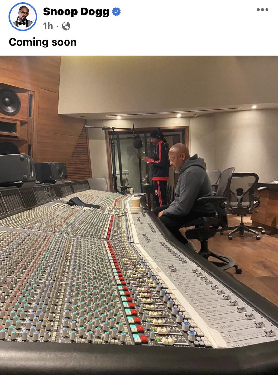 Snoop Dogg and Dr Dre got something on the way 👀😳