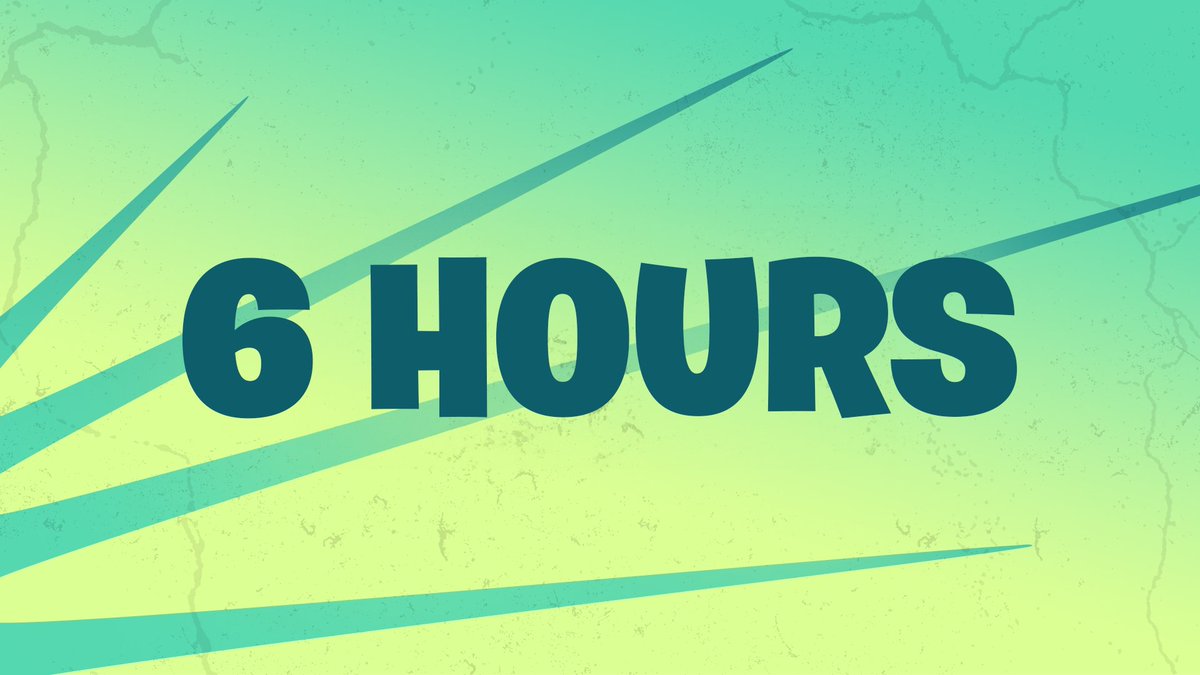 Just 6 hours remain until downtime begins for Chapter 4, Season 3! #FortniteWILDS