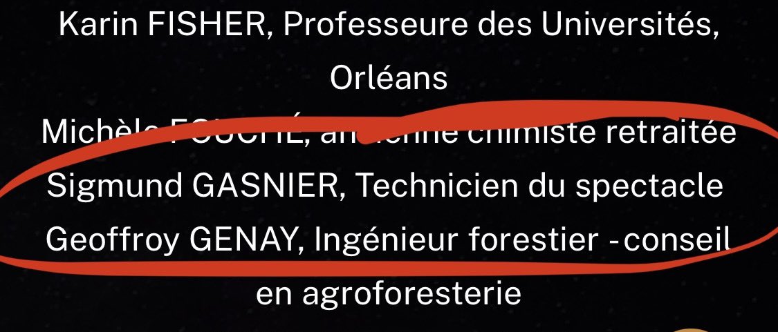 Arielrresto's tweet photo. Les "scientifiques" en question : https://t.co/ojxQZYGEvx