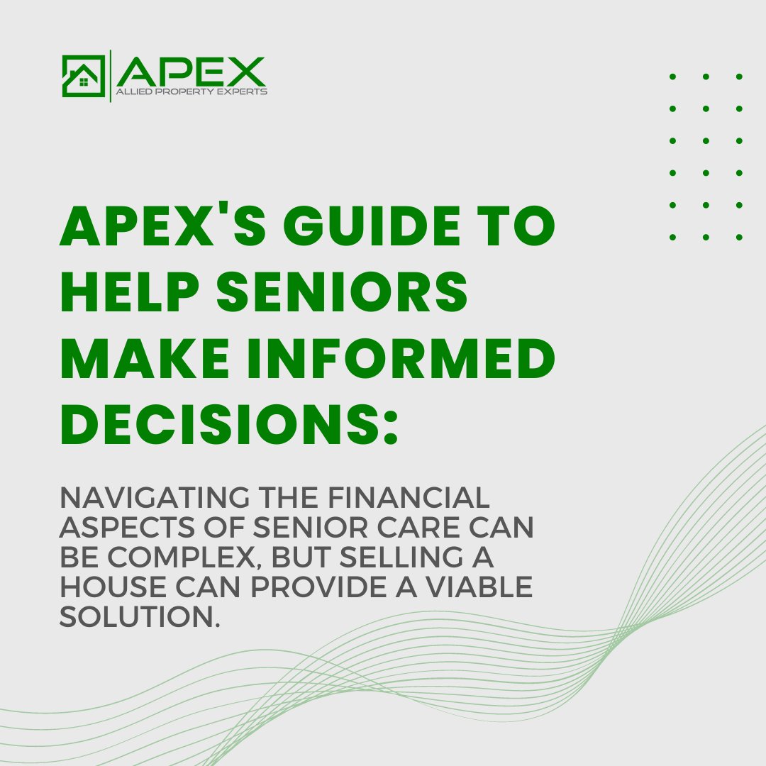 APEX'S GUIDE TO HELP SENIORS MAKE INFORMED DECISIONS:

#RealEstateTips #SellingStrategy #MarketConditions #RealEstateTrends #SellersMarket #HomeSellingTips #PersonalGoals #FinancialConsiderations #HomeStagingTips #AlliedPropertyExperts