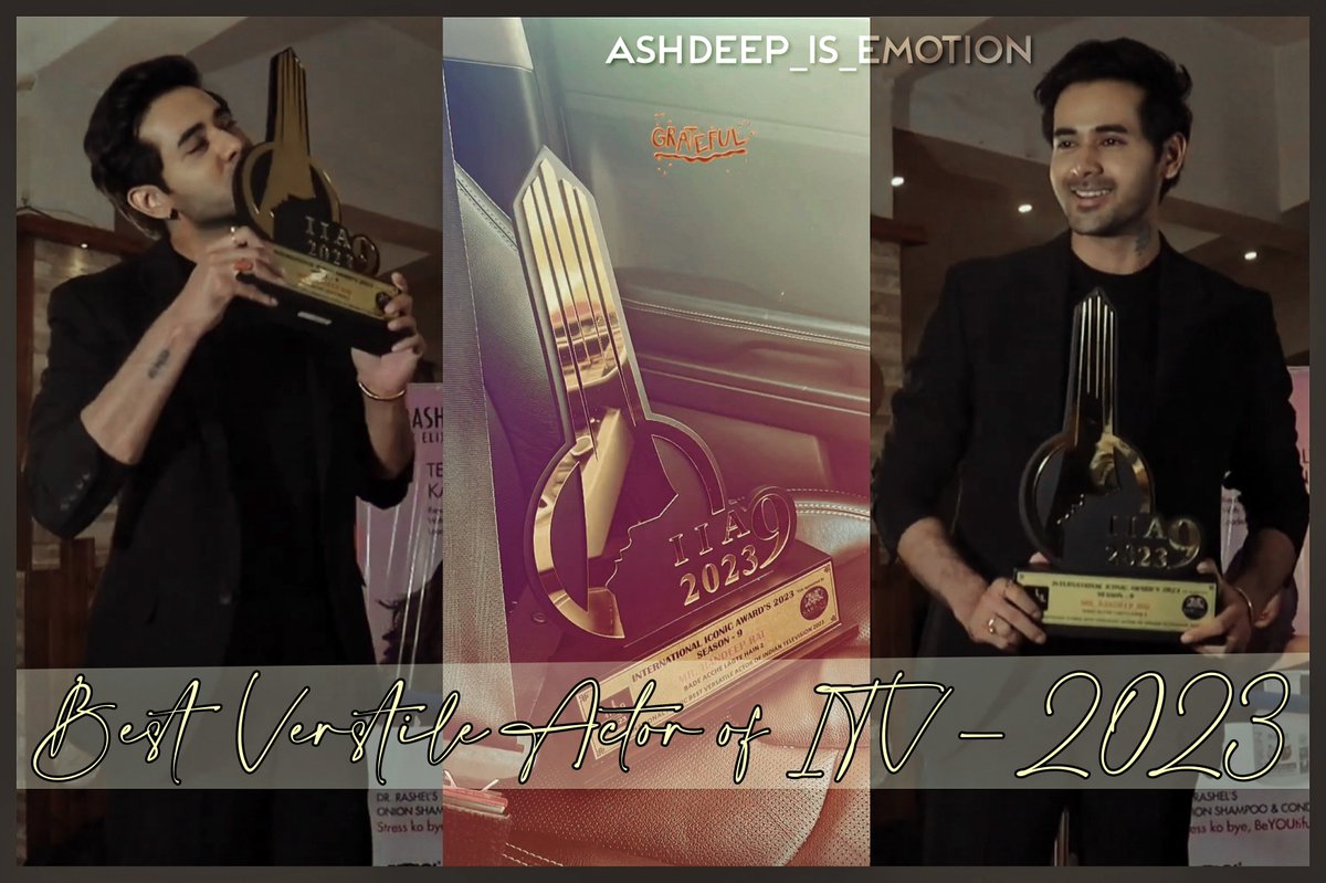 𝑩𝒆𝒔𝒕 𝑽𝒆𝒓𝒔𝒕𝒊𝒍𝒆 𝑨𝒄𝒕𝒐𝒓 𝒐𝒇 𝑰𝑻𝑽 2023 - 𝑹𝒂𝒏𝒅𝒆𝒆𝒑 𝑹 𝑹𝒂𝒊❤️🍀🧿

He is getting award for his hardwork &amp; this makes me so happy❤️ I'm so proud of you baba🥺 May you keep shining like a star🍀 🧿✨

ITS RANDEEP RAI DAY
#HBDRandeepRai #RandeepRai
@irandeeprai