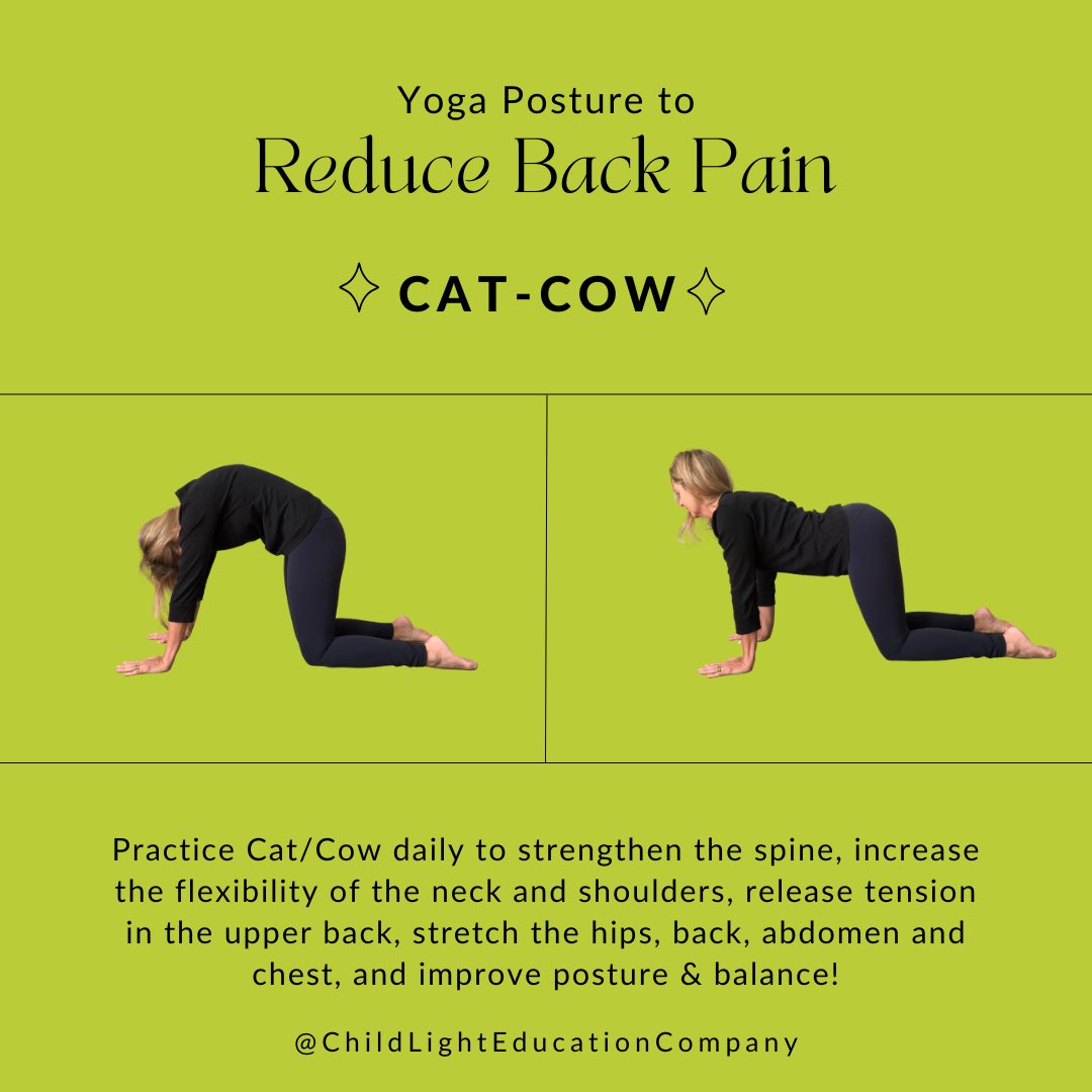 ⭐ Featured Posture of the Week ⭐
 
🐈 Cat / Cow 🐄
 
#relievebackpain #backpain #backpainrelief #yoga #mindfulness #improveposture #improvebalance #yogaforbalance #catcow #catposture #cowposture #yogateacher #yogateachertraining #yogatraining